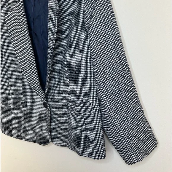 Classic Vintage Pendleton Houndstooth Blazer Size 14 (Runs Small) - Picture 8 of 14